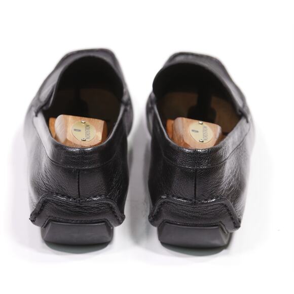 Bally Mens Waldok Black Leather Driving Loafers Moccasins Shoes US 9.5 main image 5